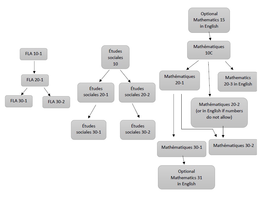 Course Sequencing in French Immersion PFA
