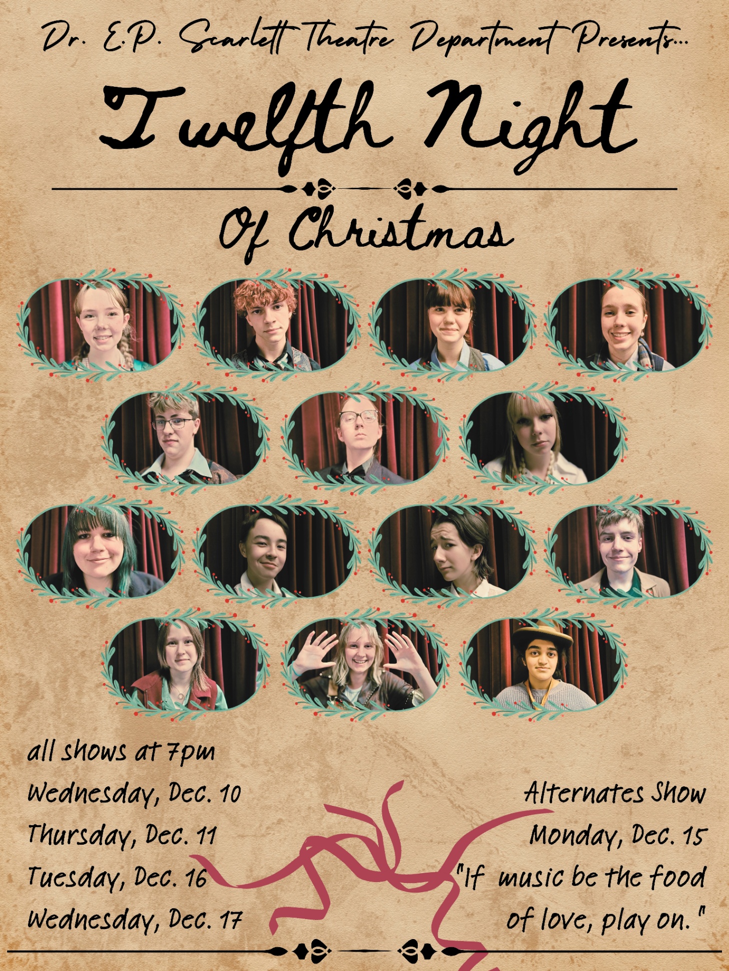 Drama, Twelfth Night, Poster, 2025